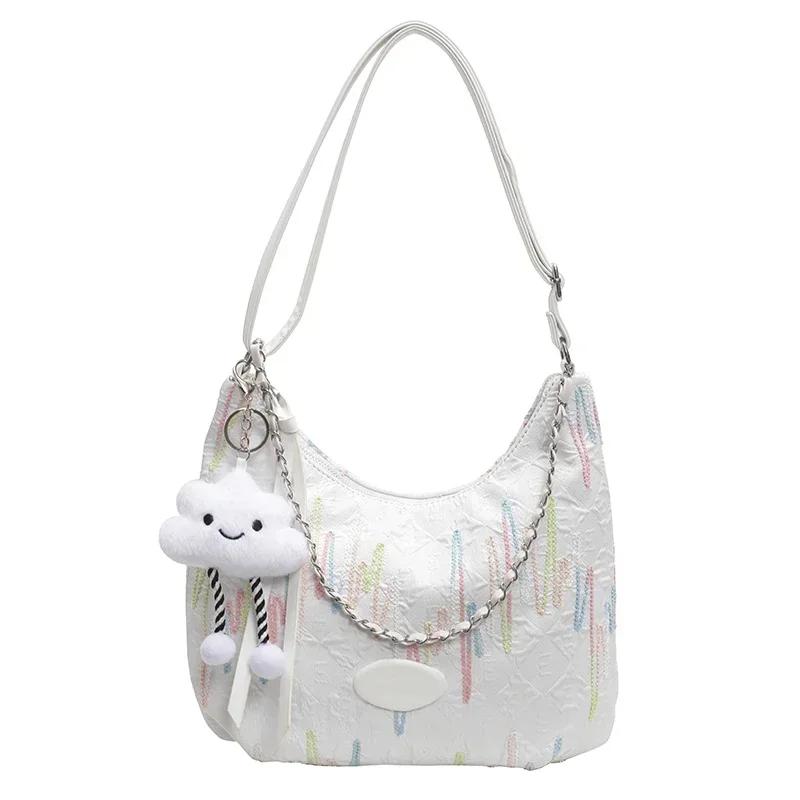 Women S Large Capacity Pendulum Bag Versatile Shoulder Bag Rainbow Striped Crossbody Elegant New Premium Durable
Women S Large Capacity Pendulum Bag Versatile Shoulder Bag Rainbow Striped Crossbody Elegant New Premium Durable