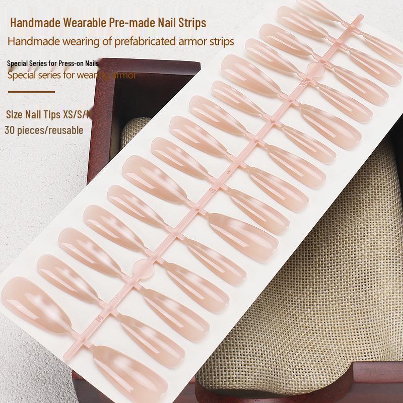 High-End Nude Cat Eye Handmade Wearable Nail Tips - Simple Spicy Summer Pre-Made False Nails
High-End Nude Cat Eye Handmade Wearable Nail Tips - Simple Spicy Summer Pre-Made False Nails