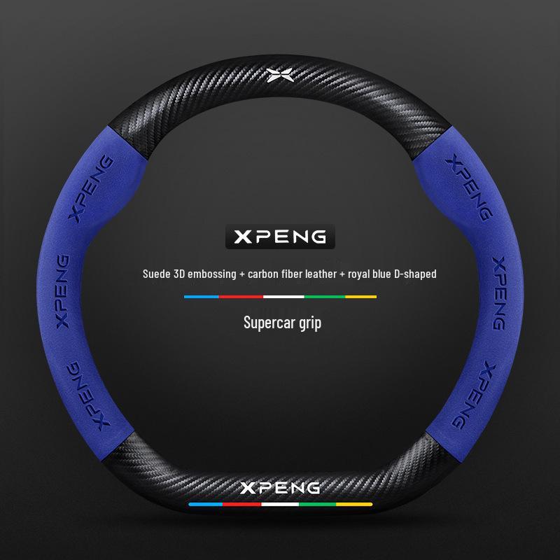 Ultra-Thin Suede Steering Wheel Cover for XPeng P7/P5/G3i/G9F, All-Season Grip 38cm
Ultra-Thin Suede Steering Wheel Cover for XPeng P7/P5/G3i/G9F, All-Season Grip 38cm