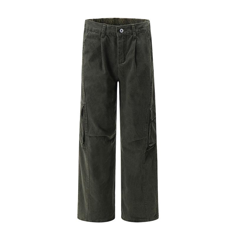 Muqiu Men s Retro Wide-Leg Stitched Trousers S (90-105 kg)
Muqiu Men s Retro Wide-Leg Stitched Trousers S (90-105 kg)