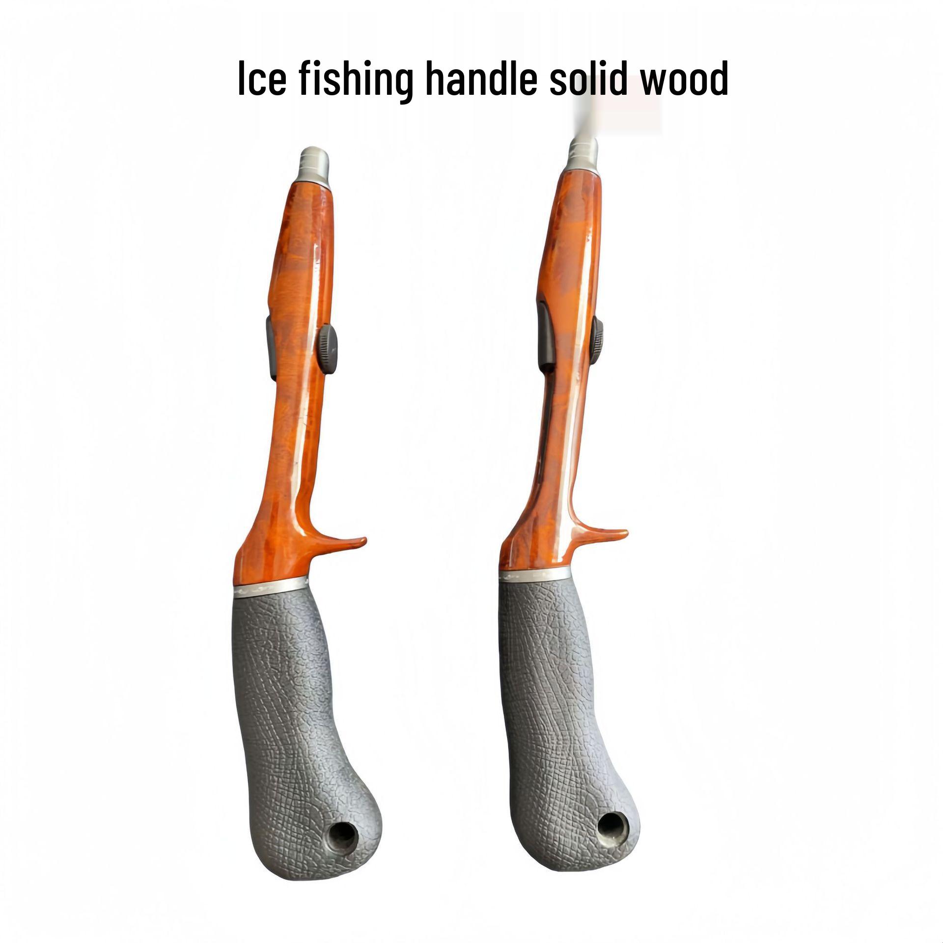 Huanghuali Wood Ice Fishing Rod with Universal 9mm Soft Action Tip Handle
Huanghuali Wood Ice Fishing Rod with Universal 9mm Soft Action Tip Handle