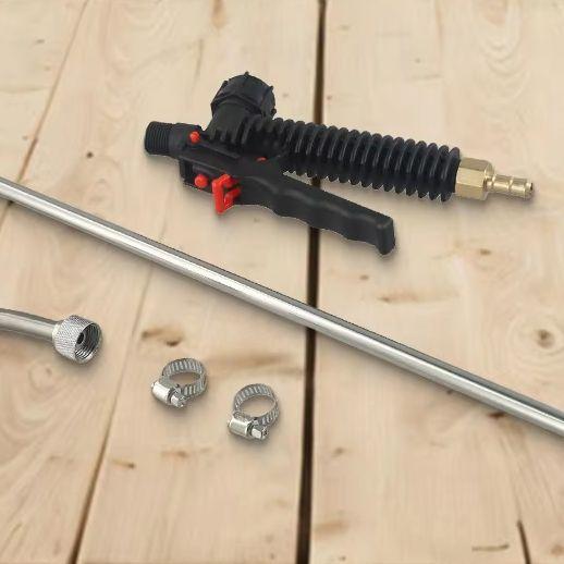 High Pressure 29 Inch Sprayer Wand Stainless Steel Tube Brass Barb For Garden And Car Wash Fits For Most 3/8 Inch Hoses China Mainland
High Pressure 29 Inch Sprayer Wand Stainless Steel Tube Brass Barb For Garden And Car Wash Fits For Most 3/8 Inch Hoses China Mainland