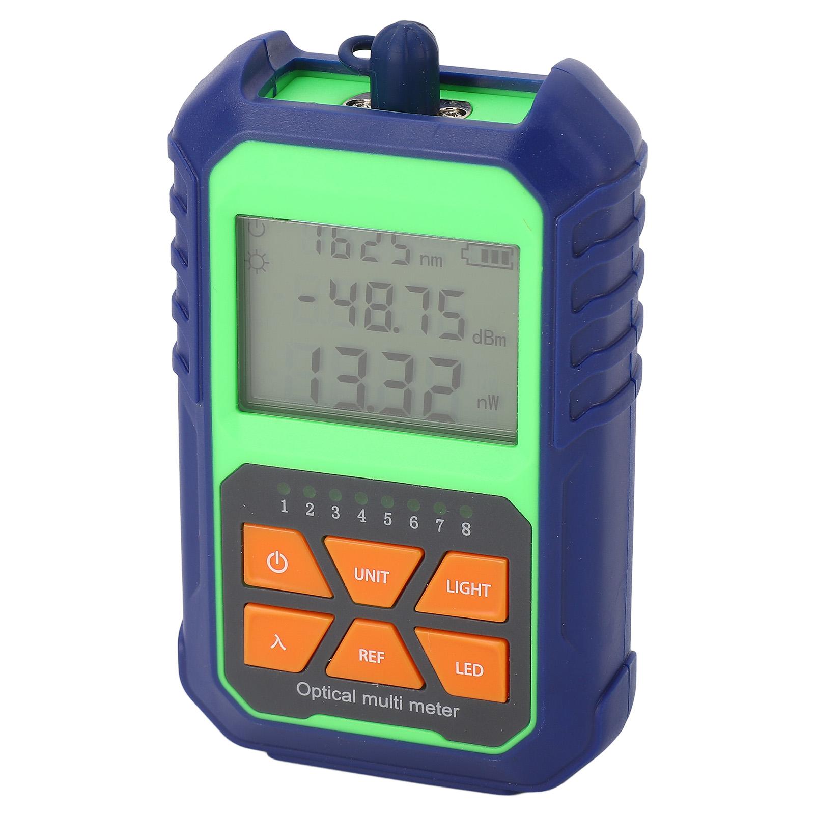 Portable Optical Power Meter 2 Backlight Modes Fiber Optic Cable Power Tester for Engineering
Portable Optical Power Meter 2 Backlight Modes Fiber Optic Cable Power Tester for Engineering