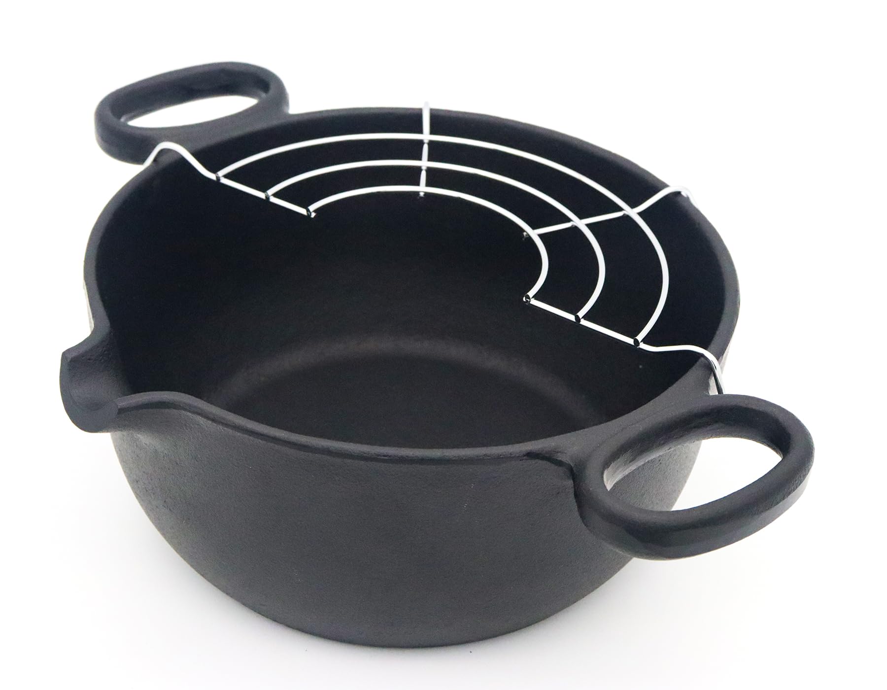 Nanbu Iron Mini Fryer Capacity with Net Direct and Gas Stove (Tempura Pot) 0.9L (Induction, Flame, Compatible) чёрный
Nanbu Iron Mini Fryer Capacity with Net Direct and Gas Stove (Tempura Pot) 0.9L (Induction, Flame, Compatible) чёрный