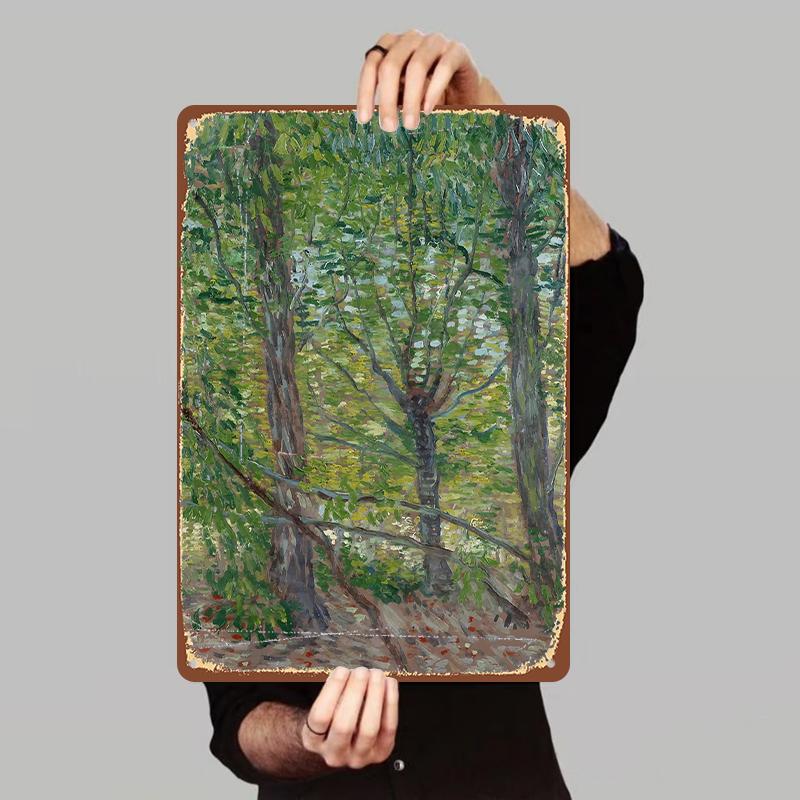 Hand Painted Forest Landscape Metal Wall Art Modern Home Decor for Living Room 7.9x11.8In(20x30cm)
Hand Painted Forest Landscape Metal Wall Art Modern Home Decor for Living Room 7.9x11.8In(20x30cm)
