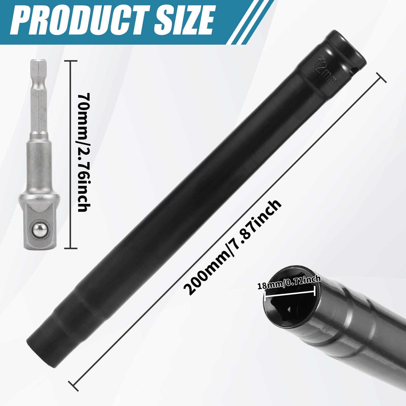 Power Nut Driver 9/16inch Nut Runner Hollow Socket with 1/2inch Connecting Rod Long Bolt and Ductwork Power Nut Driver Socket
Power Nut Driver 9/16inch Nut Runner Hollow Socket with 1/2inch Connecting Rod Long Bolt and Ductwork Power Nut Driver Socket