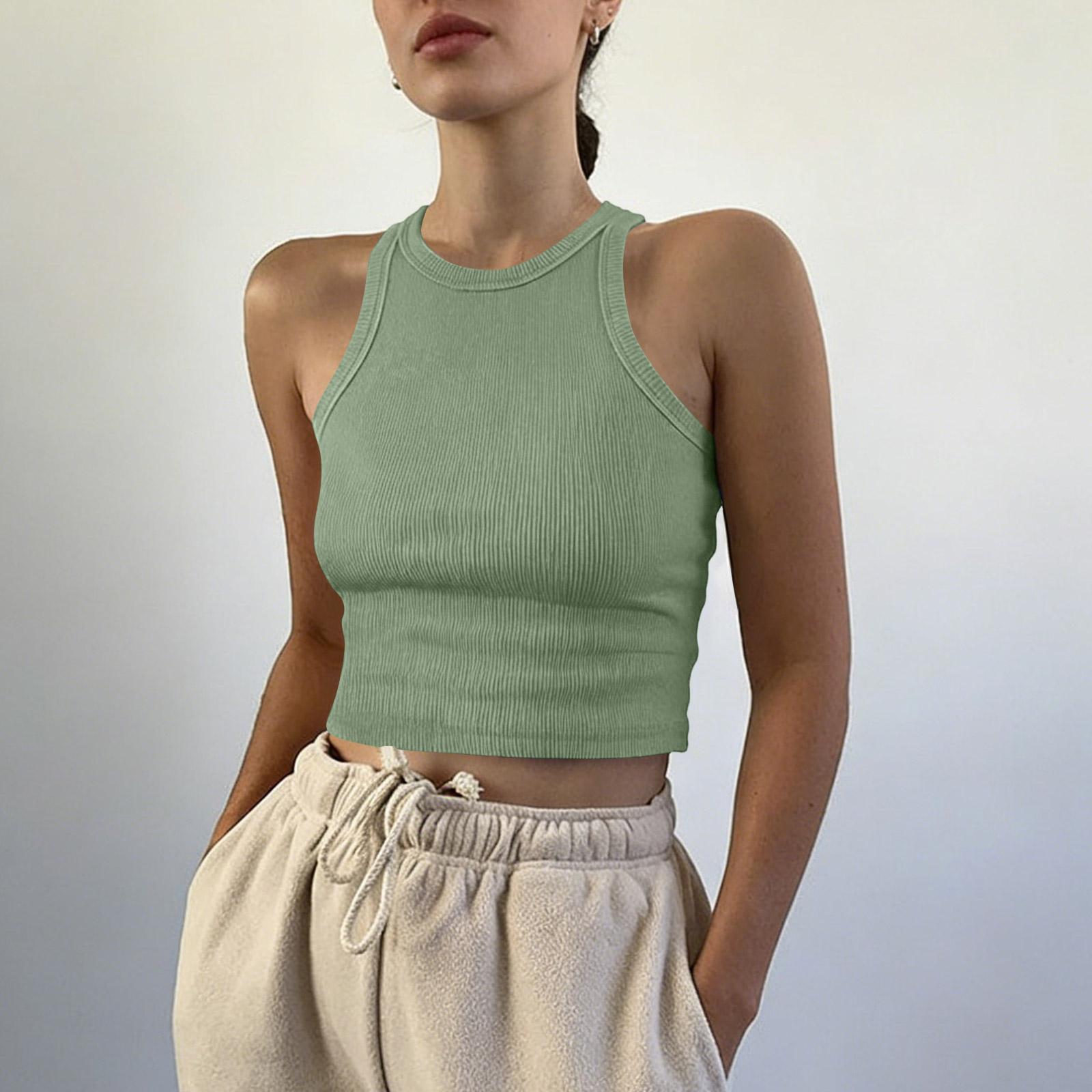 Womens Tops Workout Tops for Women Tank Tops for Women Tops for Women Trendy Y2K Tops Sleeveless Ribbed Knit Casual Tee S
Womens Tops Workout Tops for Women Tank Tops for Women Tops for Women Trendy Y2K Tops Sleeveless Ribbed Knit Casual Tee S