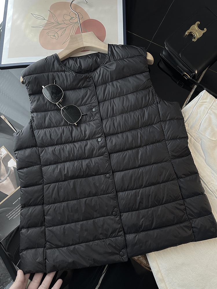 2025 Autumn/Winter Women s Fashionable Collarless Lightweight Short Down Vest XL
2025 Autumn/Winter Women s Fashionable Collarless Lightweight Short Down Vest XL