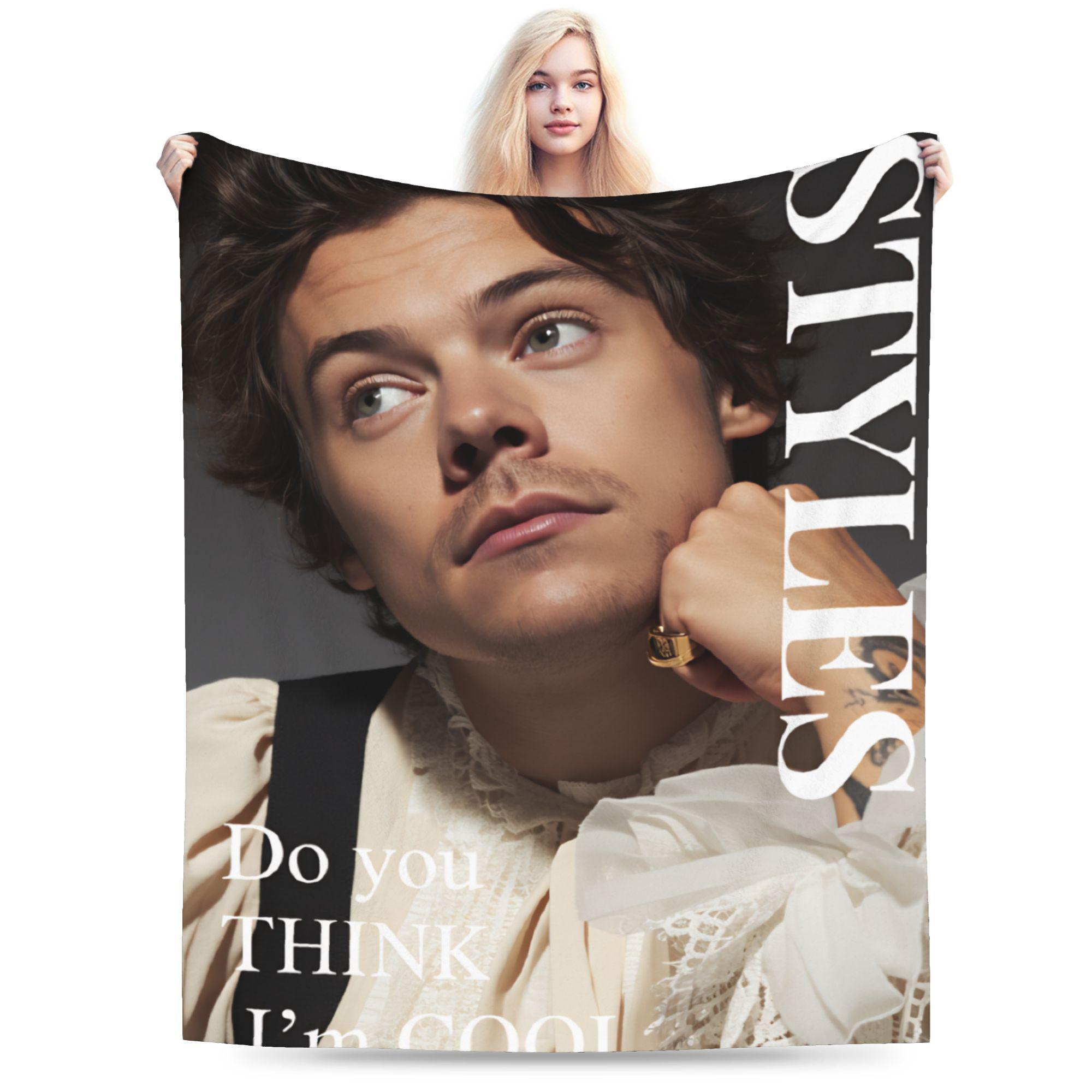 H-Harry Styles Blanket Super Warm Novelty Plush Throw Blanket For Students Couch Chair Sofa Bed Flannel Bedspread Bed Cover 75x90cm
H-Harry Styles Blanket Super Warm Novelty Plush Throw Blanket For Students Couch Chair Sofa Bed Flannel Bedspread Bed Cover 75x90cm