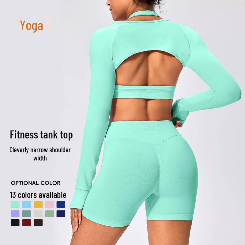 European & American Style Long Sleeve Shrug: Women s Swan Neck Shoulder-Slimming Nude Shawl for Fitness, Pilates, and Yoga. Large
European & American Style Long Sleeve Shrug: Women s Swan Neck Shoulder-Slimming Nude Shawl for Fitness, Pilates, and Yoga. Large