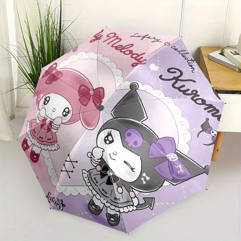 My Melody,Kuromi Automatic Folding Umbrella-Simple 8-Rib Design, Bright Cartoon Pattern, Durable Iron Frame, Suitable For Travel, Outdoor, B
My Melody,Kuromi Automatic Folding Umbrella-Simple 8-Rib Design, Bright Cartoon Pattern, Durable Iron Frame, Suitable For Travel, Outdoor, B