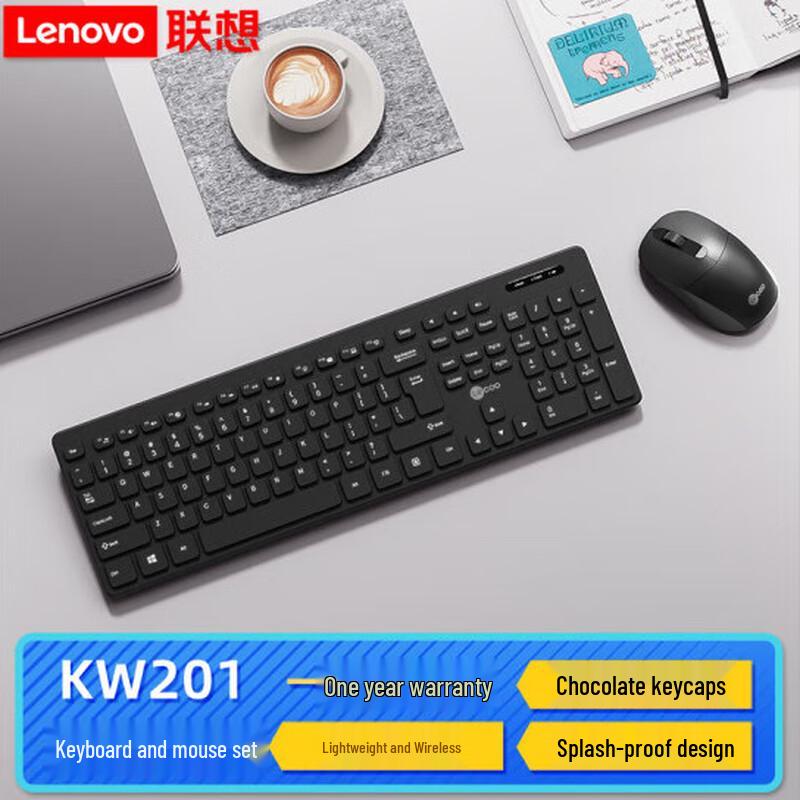 Lenovo KW201 Wireless Keyboard and Mouse Combo
Lenovo KW201 Wireless Keyboard and Mouse Combo