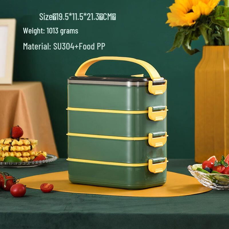 4-Layer Stainless Steel Lunch Box
4-Layer Stainless Steel Lunch Box
