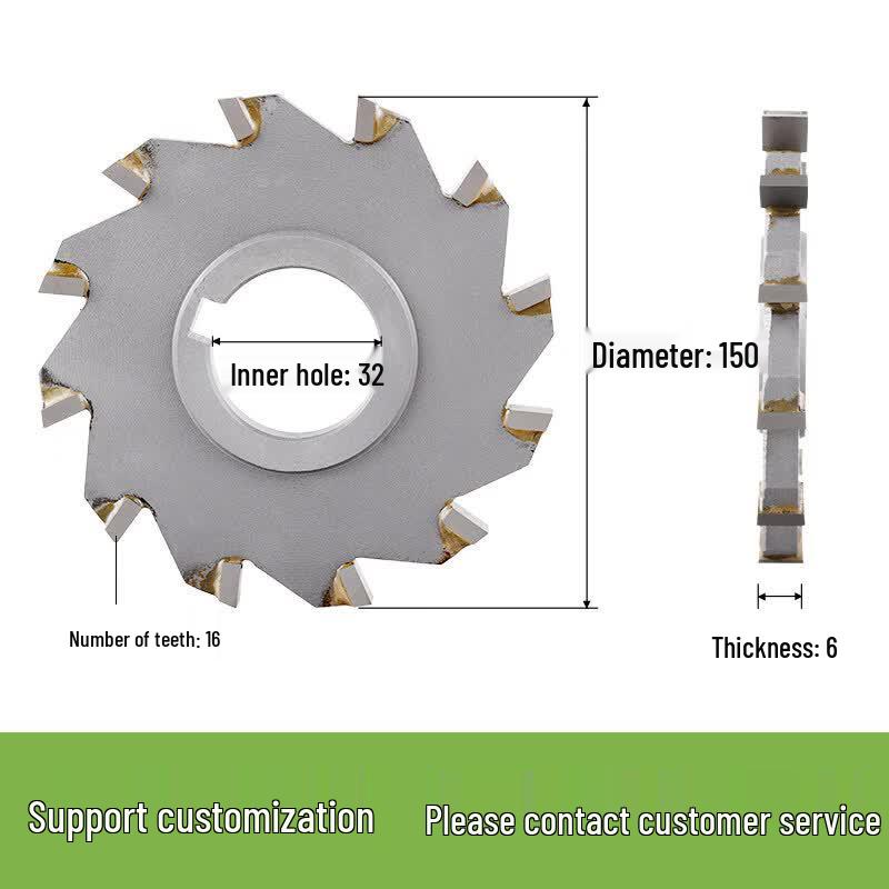 Carbide-Tipped Disc Milling Cutter
Carbide-Tipped Disc Milling Cutter