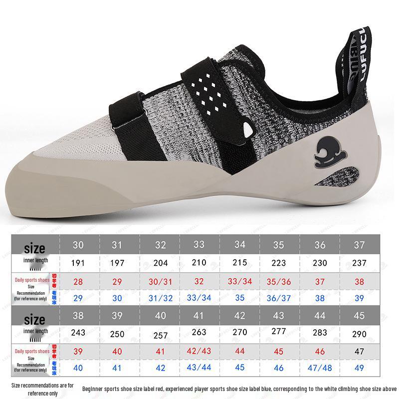 Lu Fu Speed Bouldering Climbing Shoes for Men & Women - Breathable, Professional Indoor Training 30 світло-сірий колір
Lu Fu Speed Bouldering Climbing Shoes for Men & Women - Breathable, Professional Indoor Training 30 світло-сірий колір
