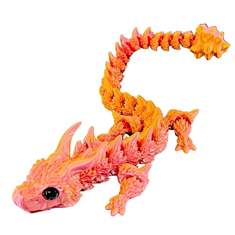 Simulated Eye 3D Printed Dragon Chinese Dragon 3D Articulated Dragon Toys Kid Gift style E
Simulated Eye 3D Printed Dragon Chinese Dragon 3D Articulated Dragon Toys Kid Gift style E