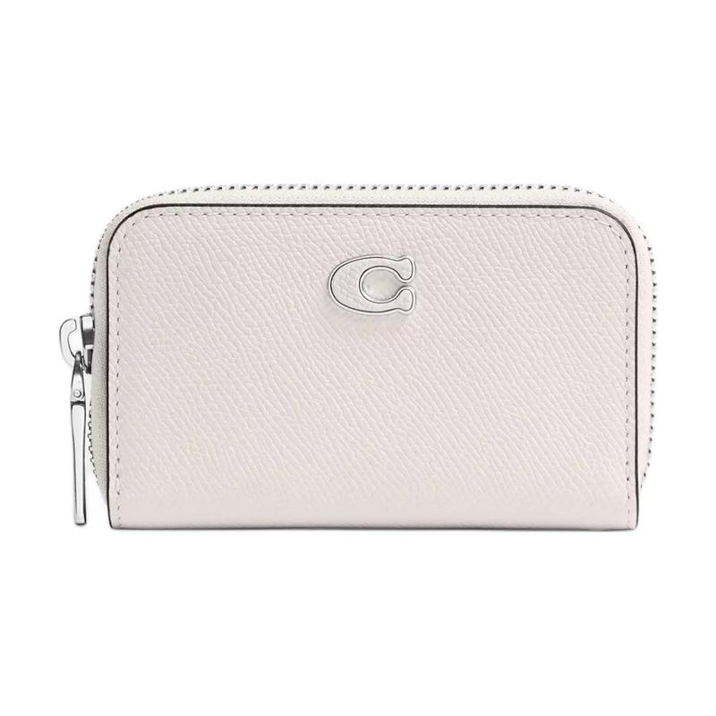 COACH Zip Around 11 Wrap-around zipper closure Cross-grain leather card holder regular women s white білий
COACH Zip Around 11 Wrap-around zipper closure Cross-grain leather card holder regular women s white білий