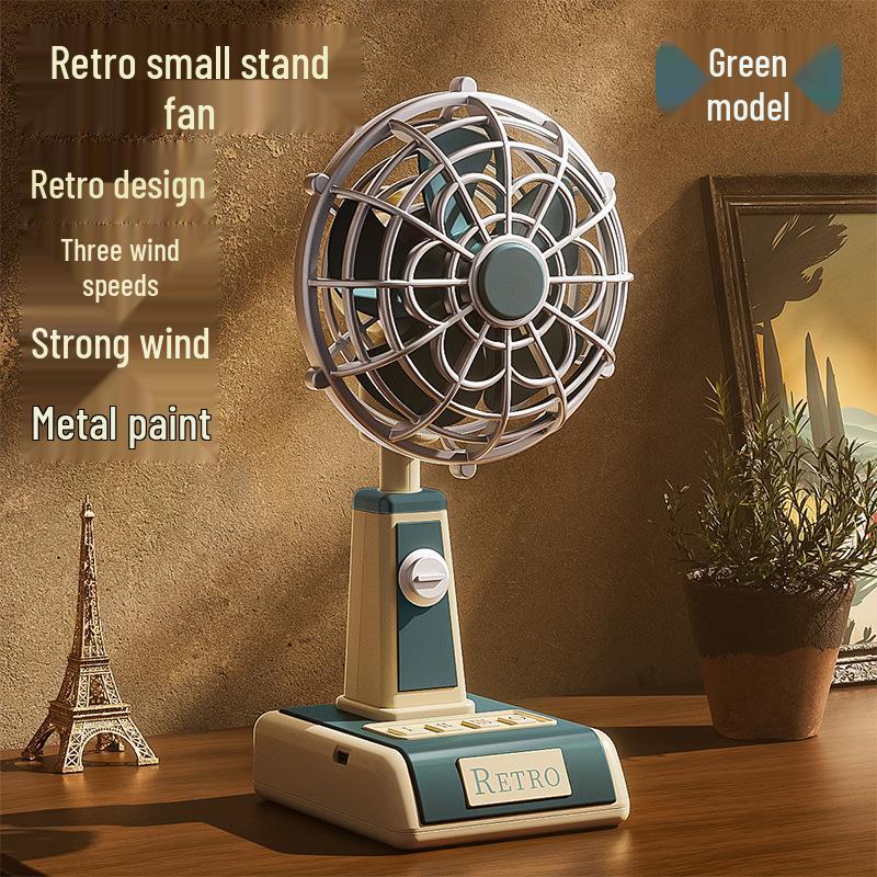 Retro Mini USB Desktop Fan with Adjustable Speeds 10.2*8.3*23.6 CM
Retro Mini USB Desktop Fan with Adjustable Speeds 10.2*8.3*23.6 CM