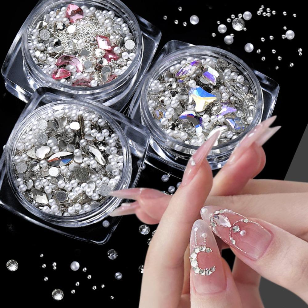 Nail Art Jewelry Nail Rhinestones Nail Steel Beads 3D Nail Art Drills Pearl Nail Decorations C03
Nail Art Jewelry Nail Rhinestones Nail Steel Beads 3D Nail Art Drills Pearl Nail Decorations C03