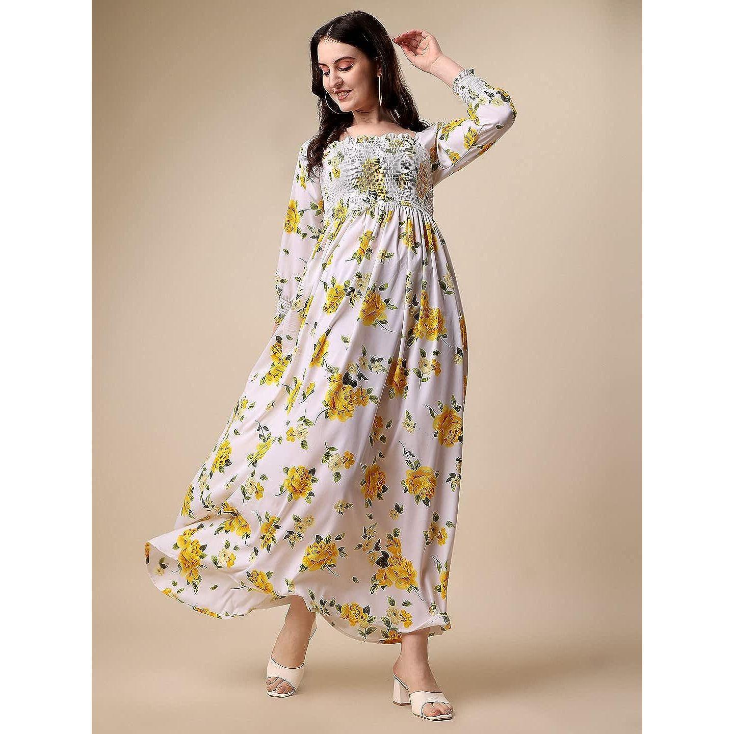 Женское длинное платье из крепа с цветочным принтом Sheetal Associates M
Женское длинное платье из крепа с цветочным принтом Sheetal Associates M