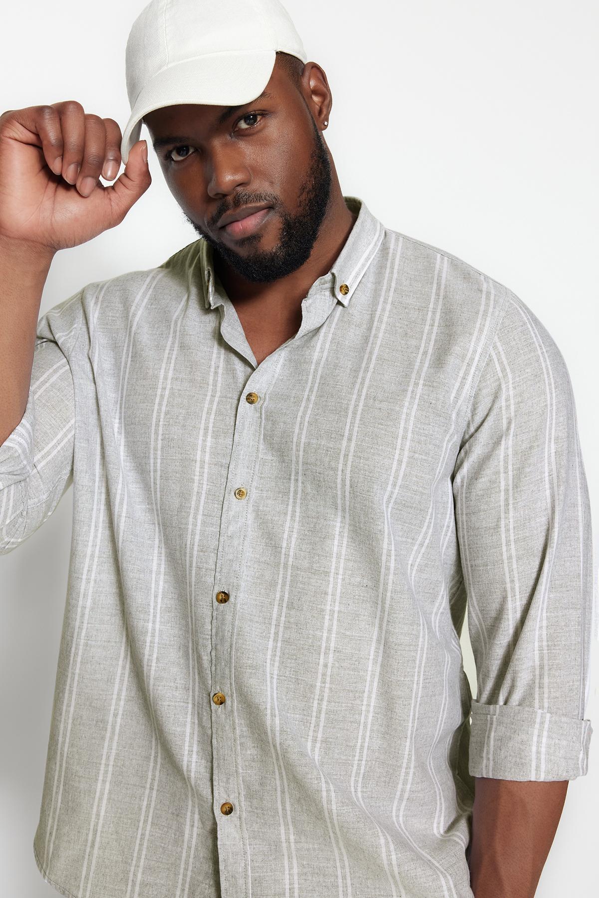 Men s Fashion New Plus Big Size Shirt Plus Big Size Khaki Regular Fit Comfortable Button Collar Easy Ironable Shirt 3XL хакі
Men s Fashion New Plus Big Size Shirt Plus Big Size Khaki Regular Fit Comfortable Button Collar Easy Ironable Shirt 3XL хакі