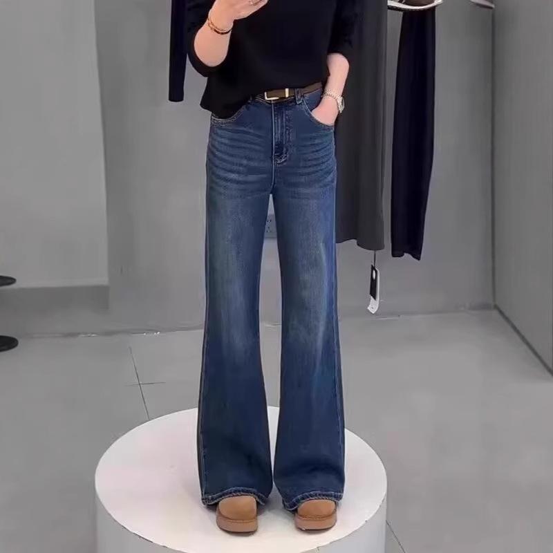 Plus Size High Waist Stretch Flare Jeans for Women - Autumn 2024 Hip-Shaping Wide Leg Floor-Length Pants M
Plus Size High Waist Stretch Flare Jeans for Women - Autumn 2024 Hip-Shaping Wide Leg Floor-Length Pants M