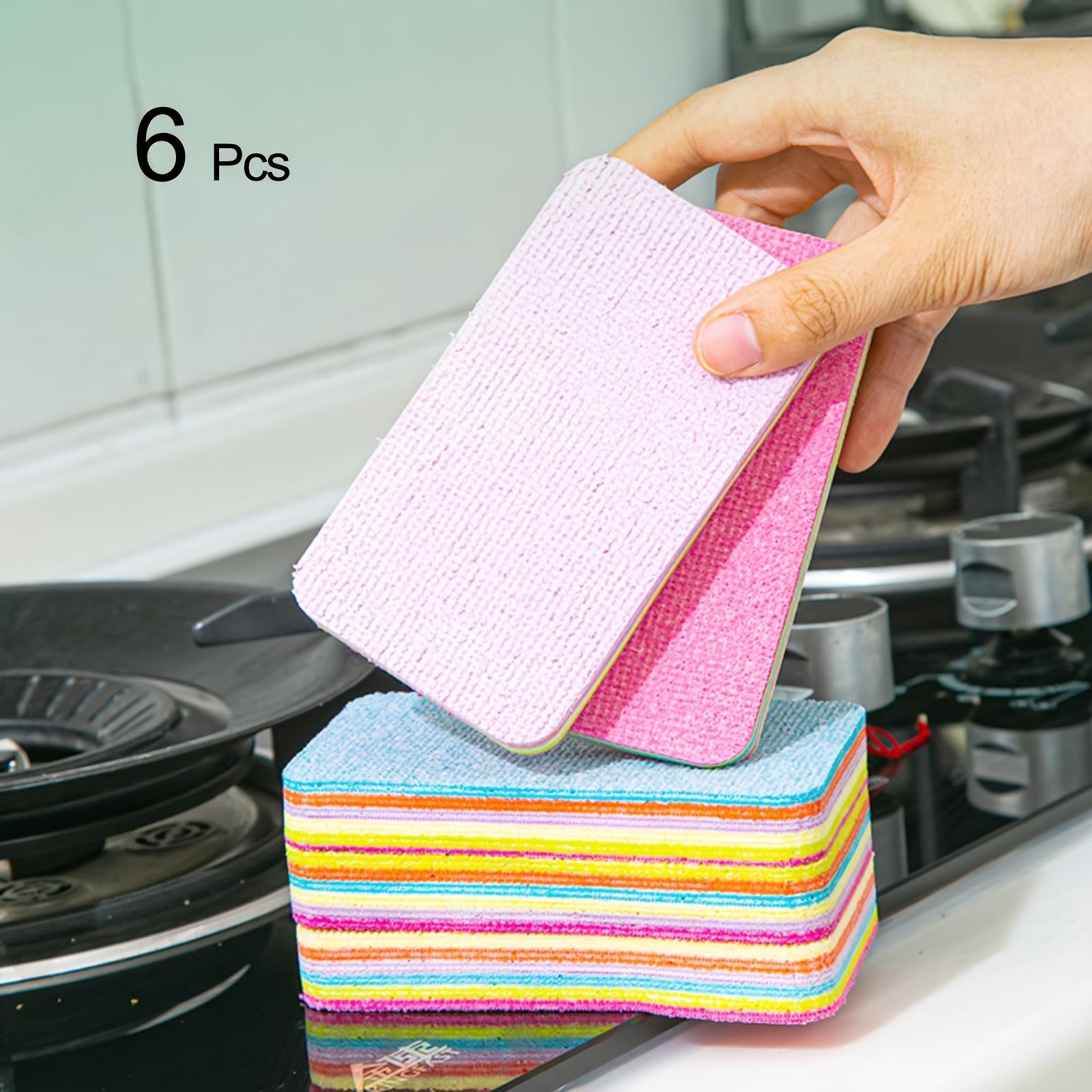 6 шт. 12-слойная чистящая губка из микрофибры, отслаивающийся блок из микрофибры, многоразовая впитывающая губка-радуга, не царапающая чистящая салфетка из микрофибры 6Pcs
6 шт. 12-слойная чистящая губка из микрофибры, отслаивающийся блок из микрофибры, многоразовая впитывающая губка-радуга, не царапающая чистящая салфетка из микрофибры 6Pcs
