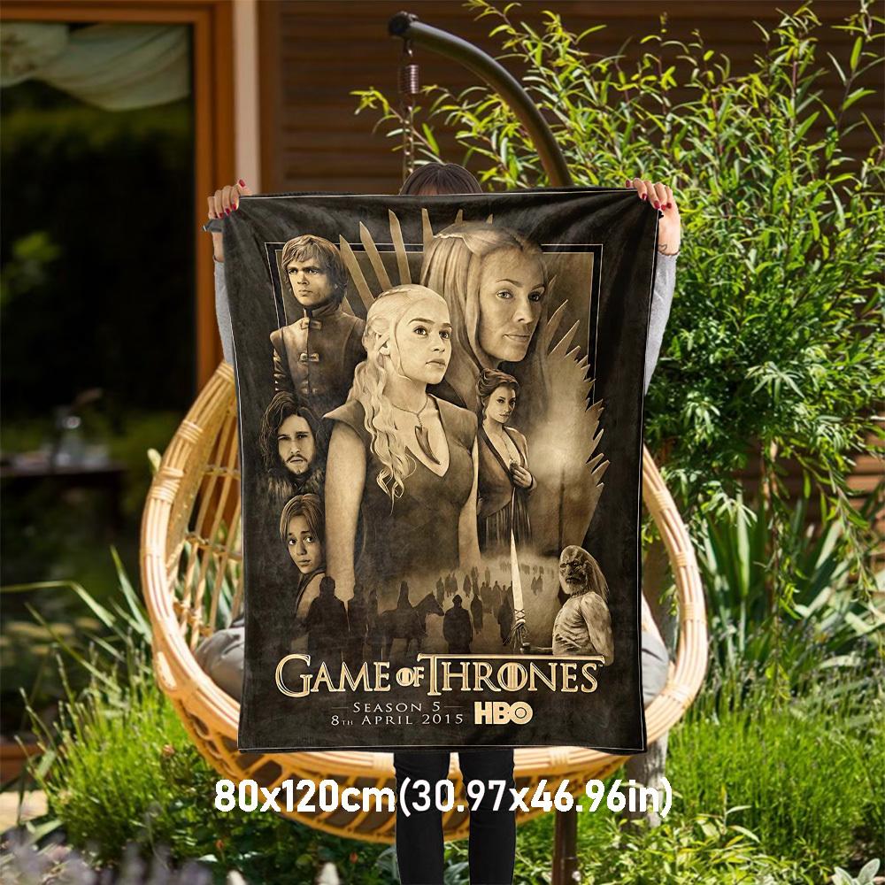 1PC Game of Thrones Season 5 Outdoor Flannel Blanket Soft Plush Decor for Picnics, camping,Bedroom, Playroom, Office1231A 80x120cm(31x47inch)
1PC Game of Thrones Season 5 Outdoor Flannel Blanket Soft Plush Decor for Picnics, camping,Bedroom, Playroom, Office1231A 80x120cm(31x47inch)