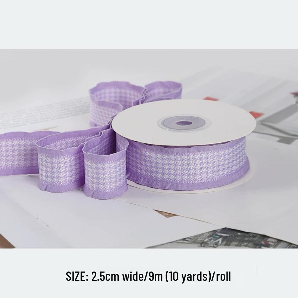 2.5CM Lace Houndstooth Ruffle Ribbon Bow Hair Accessory - Polyester Cotton DIY Craft Material
2.5CM Lace Houndstooth Ruffle Ribbon Bow Hair Accessory - Polyester Cotton DIY Craft Material