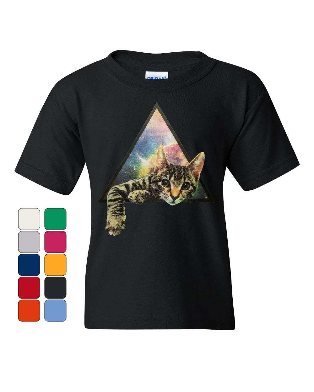Galaxy Cat Youth kids boys T-Shirt Cute Kitten Pet Universe Tee 130
Galaxy Cat Youth kids boys T-Shirt Cute Kitten Pet Universe Tee 130
