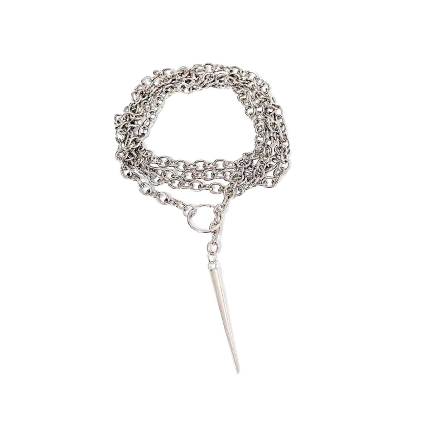 Trendy Oversized Layering Necklace Featuring Cone Charm Neck Chain For Edgy Outfits And Special Occasions 1
Trendy Oversized Layering Necklace Featuring Cone Charm Neck Chain For Edgy Outfits And Special Occasions 1