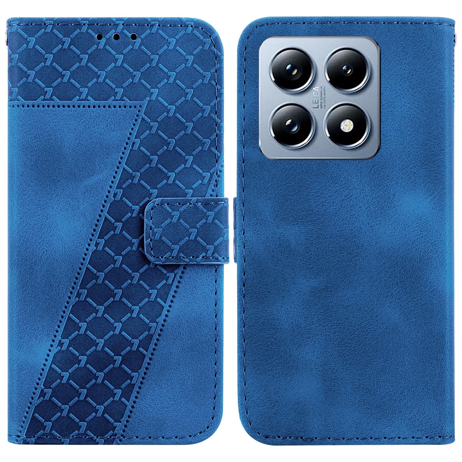 For Xiaomi 14T Pro Stand Case 7-Shaped Pattern Imprint Leather Phone Cover Dark Blue
For Xiaomi 14T Pro Stand Case 7-Shaped Pattern Imprint Leather Phone Cover Dark Blue