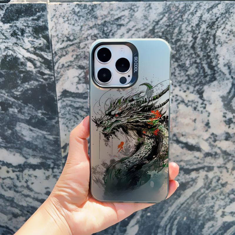 Dragon Pattern Ink Brush Painting Phone Case for iPhone 16 15 14 Plus Pro Max 13 Mini 12 11 Pro Max Shockproof Laser Back Covers iphone 13Mini
Dragon Pattern Ink Brush Painting Phone Case for iPhone 16 15 14 Plus Pro Max 13 Mini 12 11 Pro Max Shockproof Laser Back Covers iphone 13Mini