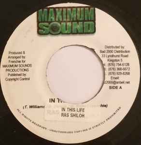 7inch Record RAS SHILOH - In This Life NONE Maximum Sound Jamaica Reggae, Ska & Dub Used
7inch Record RAS SHILOH - In This Life NONE Maximum Sound Jamaica Reggae, Ska & Dub Used