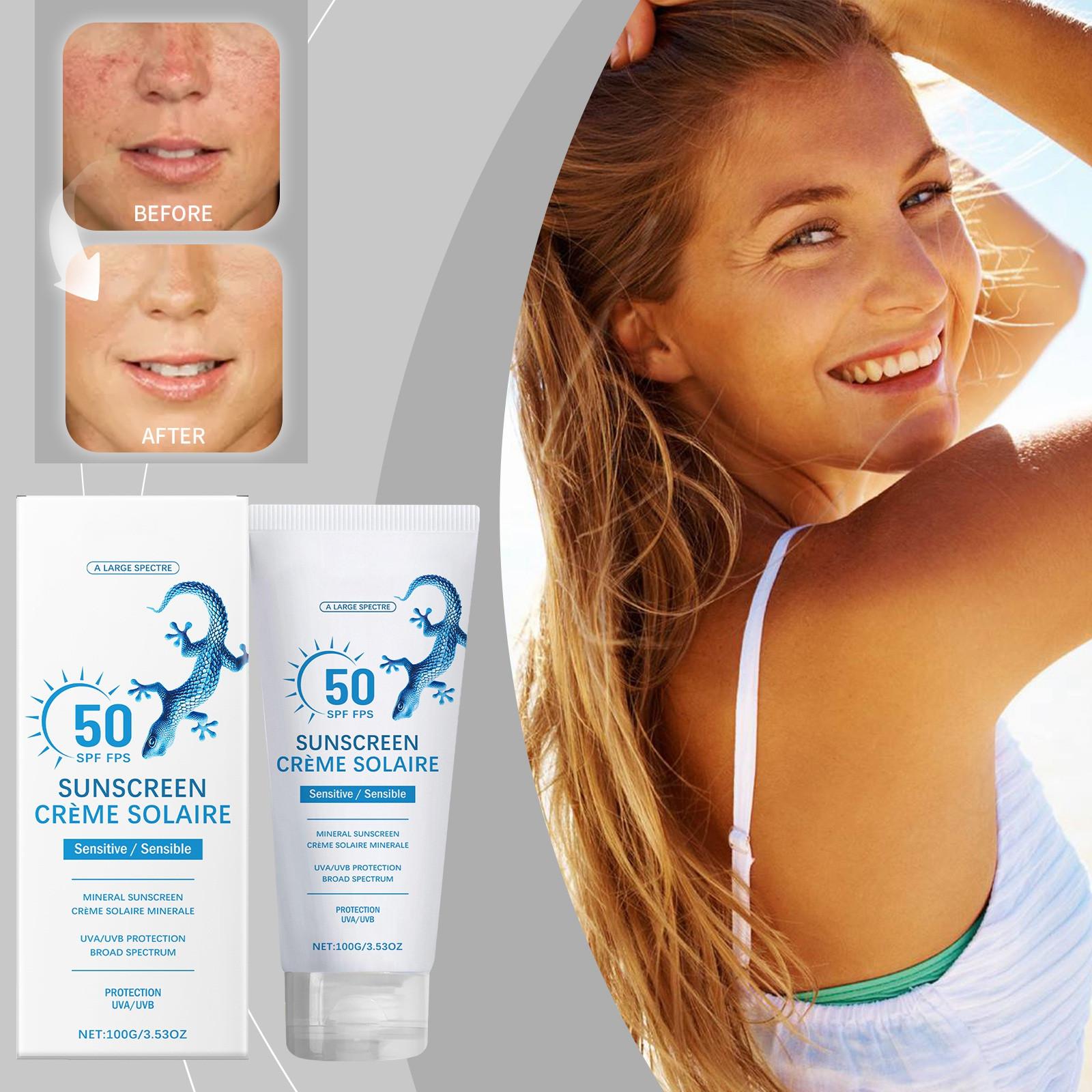 Lightweight And Soothing Sunscreen Enhances Gloss And Moisturizes Skin To Resist UV Radiation, Facial And Body Sunscreen. One Size білий
Lightweight And Soothing Sunscreen Enhances Gloss And Moisturizes Skin To Resist UV Radiation, Facial And Body Sunscreen. One Size білий