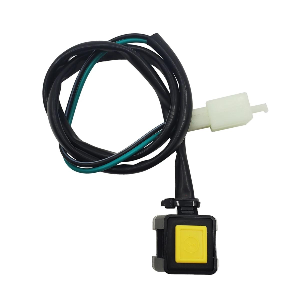 Мотоциклетная квадратная кнопка включения/выключения стартера двигателя, руль зажигания для мотоцикла KTM YAMAHA HONDA, универсальная часть жёлтый