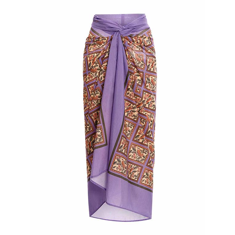 Женская юбка миди с принтом, быстросохнущая, с высоким разрезом, в отпускном стиле One Size фиолетовый
Женская юбка миди с принтом, быстросохнущая, с высоким разрезом, в отпускном стиле One Size фиолетовый