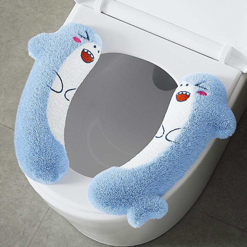 Universal toilet ring for all seasons, paste type, winter new household cute velvet toilet sticker синий
Universal toilet ring for all seasons, paste type, winter new household cute velvet toilet sticker синий