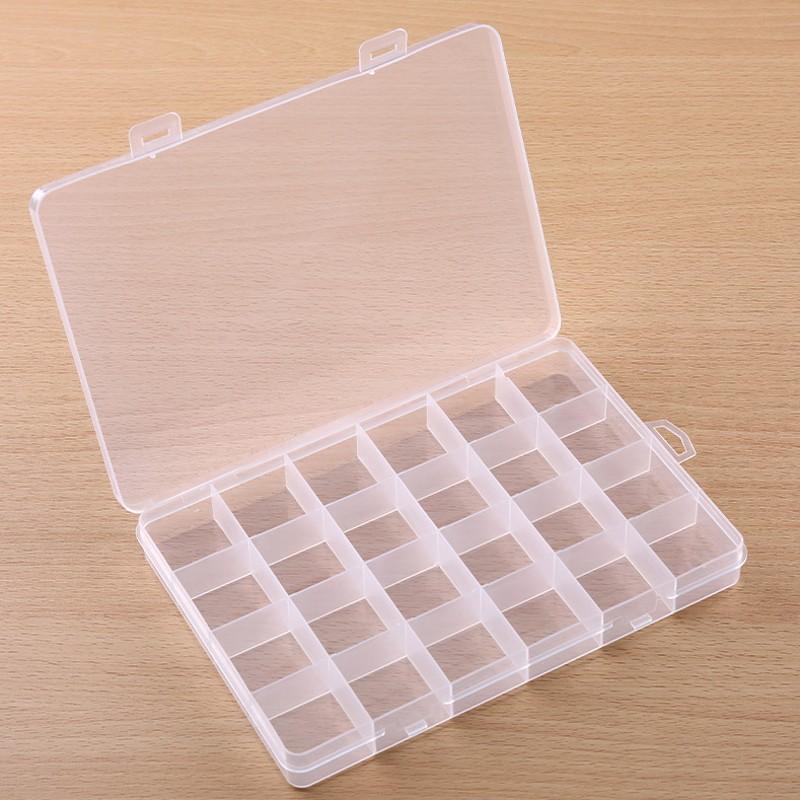 1pc Square Transparent Plastic Storage Box Case 18/24 Slot Adjustable for Pills Jewelry Beads Earring Case Organizer Jewlery Box
1pc Square Transparent Plastic Storage Box Case 18/24 Slot Adjustable for Pills Jewelry Beads Earring Case Organizer Jewlery Box