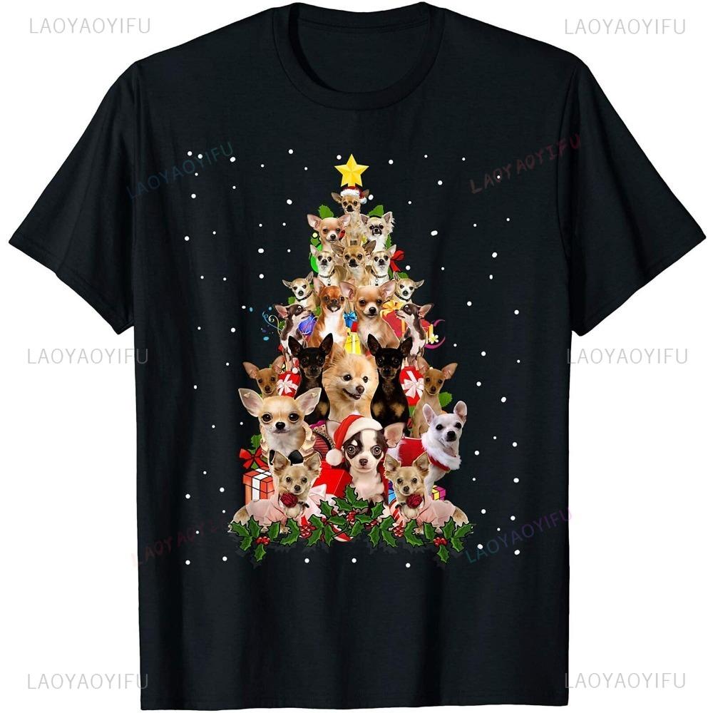 Chihuahua Christmas Tree Tshirt Xmas Gift for Chihuahua Dogs Lover Shirt Cute Doggies Printed Tshirt Unisex Women Daily Life Tops S
Chihuahua Christmas Tree Tshirt Xmas Gift for Chihuahua Dogs Lover Shirt Cute Doggies Printed Tshirt Unisex Women Daily Life Tops S