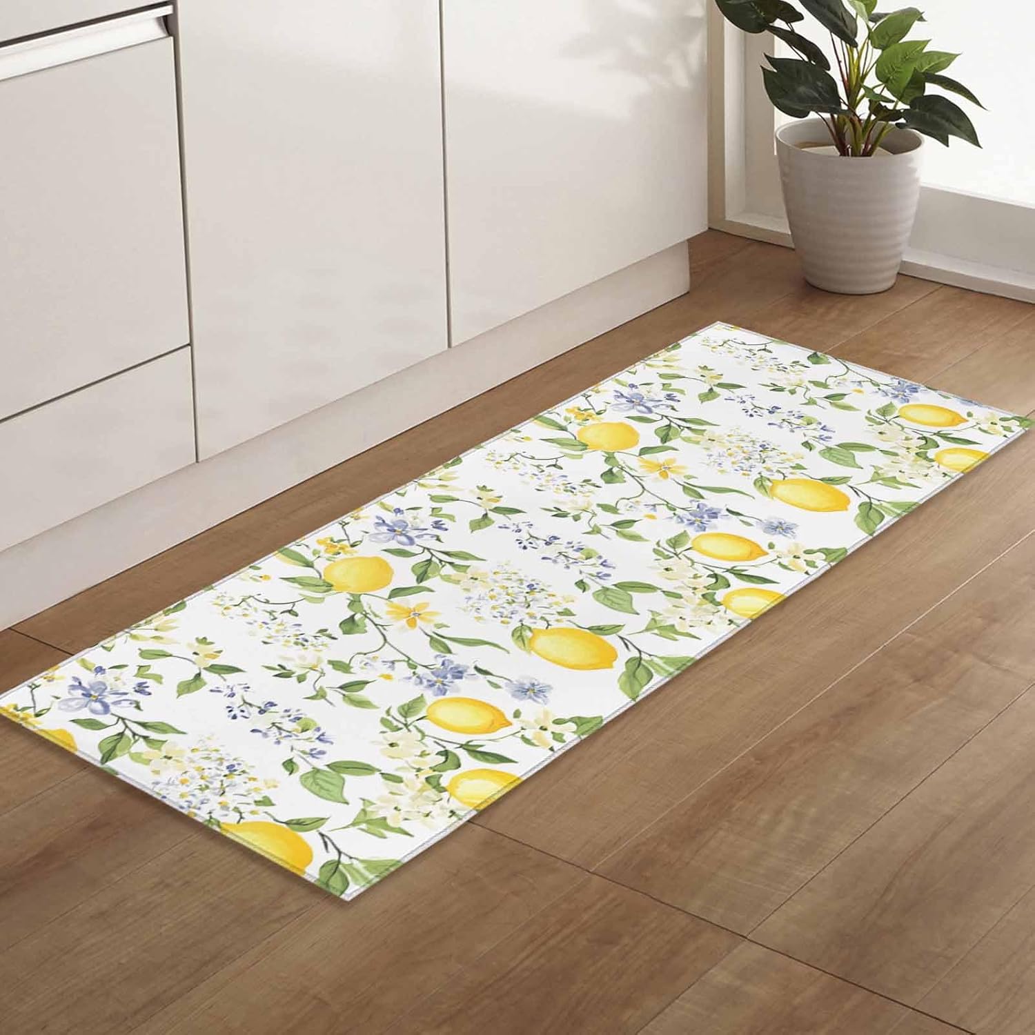 Summer Lemon Flowers Leaves Kitchen Mat Home Decor Anti-slip Corridor Balcony Rugs Bathroom Doormat Bedroom Beside Foot Mat 40x60cm 16x24inch
Summer Lemon Flowers Leaves Kitchen Mat Home Decor Anti-slip Corridor Balcony Rugs Bathroom Doormat Bedroom Beside Foot Mat 40x60cm 16x24inch