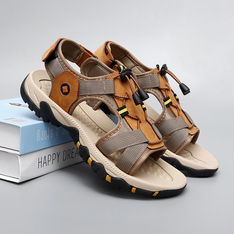 Летние мужские сандалии из натуральной кожи, мужская повседневная обувь, уличные мужские кожаные сандалии для мужчин, пляжная обувь, римская мужская обувь 38
Летние мужские сандалии из натуральной кожи, мужская повседневная обувь, уличные мужские кожаные сандалии для мужчин, пляжная обувь, римская мужская обувь 38