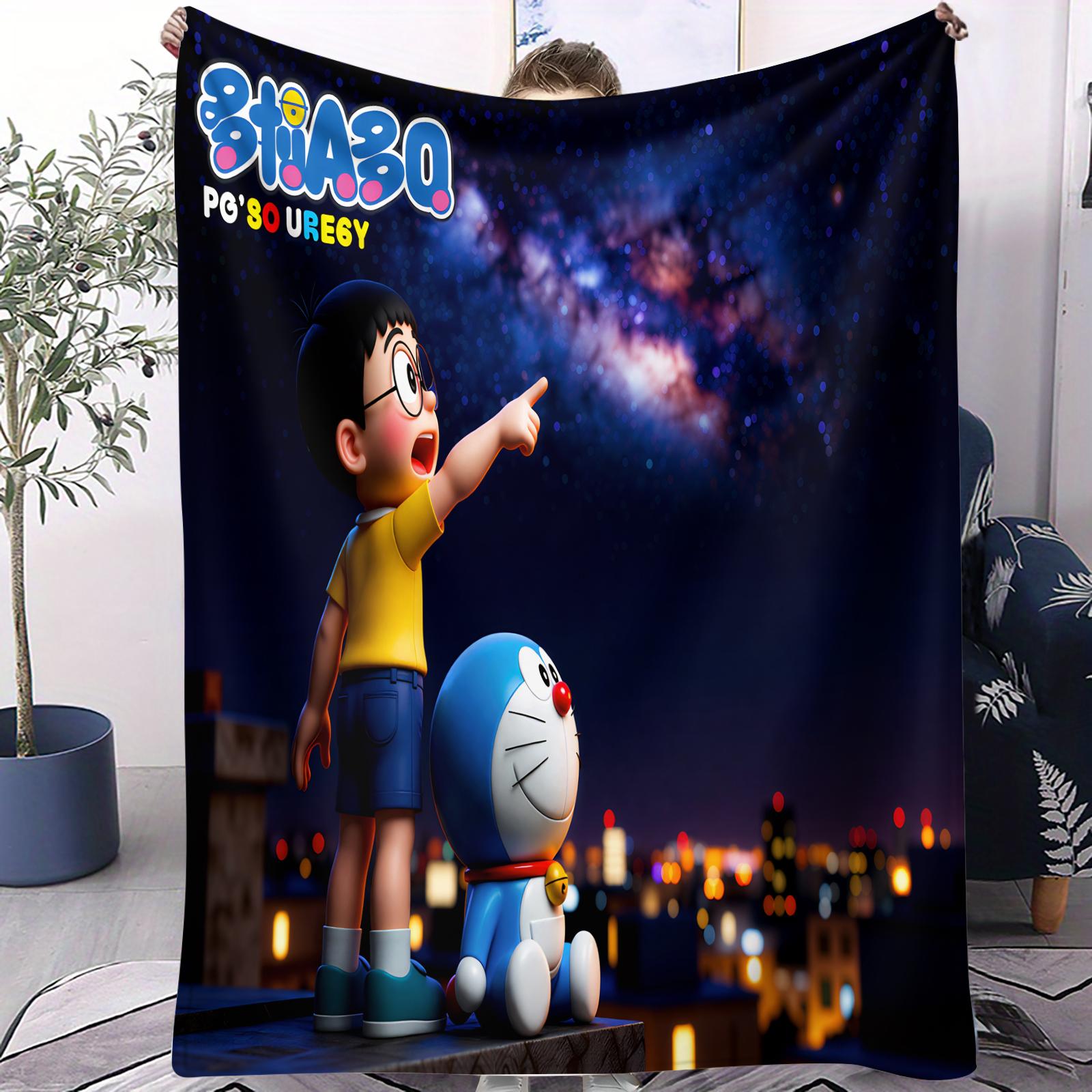 Cute Cartoon Kawaii Doraemon Cherry Blossom Flannel Throw Small Cover Blanket for Adult Quality Soft Warm Blanket Picnic Home 70x100cm
Cute Cartoon Kawaii Doraemon Cherry Blossom Flannel Throw Small Cover Blanket for Adult Quality Soft Warm Blanket Picnic Home 70x100cm