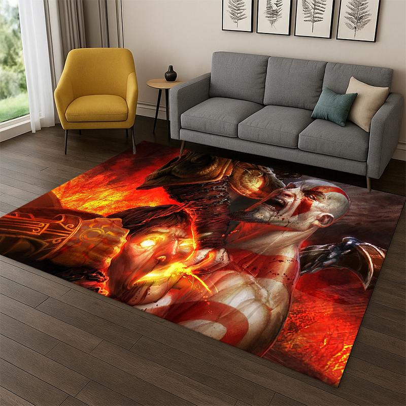 Retro God of War Game Kratos Carpet Rug for Bedroom Living Room Sofa Playroom Doormat Home Decor,Kid Area Rug Non-slip gift 40x60cm
Retro God of War Game Kratos Carpet Rug for Bedroom Living Room Sofa Playroom Doormat Home Decor,Kid Area Rug Non-slip gift 40x60cm