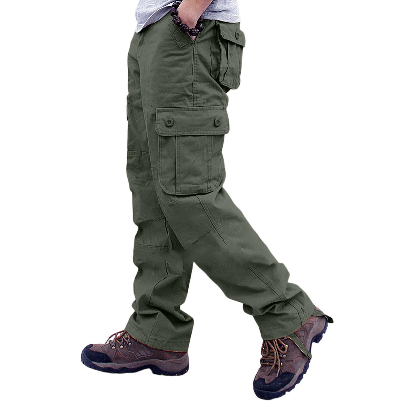 Чоловічі комбінезони Повсякденні штани на шнурках із кількома кишенями Штани для походів Штани з бавовняної саржі 32 армія зелений колір
Чоловічі комбінезони Повсякденні штани на шнурках із кількома кишенями Штани для походів Штани з бавовняної саржі 32 армія зелений колір