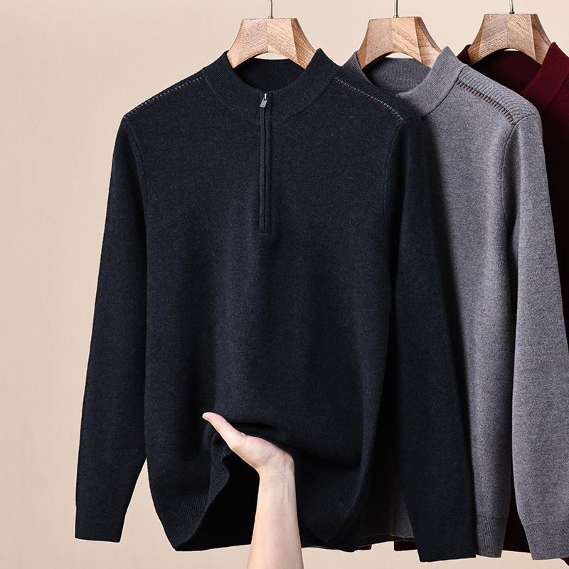 Men s High-End Wool Zipper Sweater, Autumn/Winter 2025 Collection, Half-High Collar Base Layer Small (105)
Men s High-End Wool Zipper Sweater, Autumn/Winter 2025 Collection, Half-High Collar Base Layer Small (105)