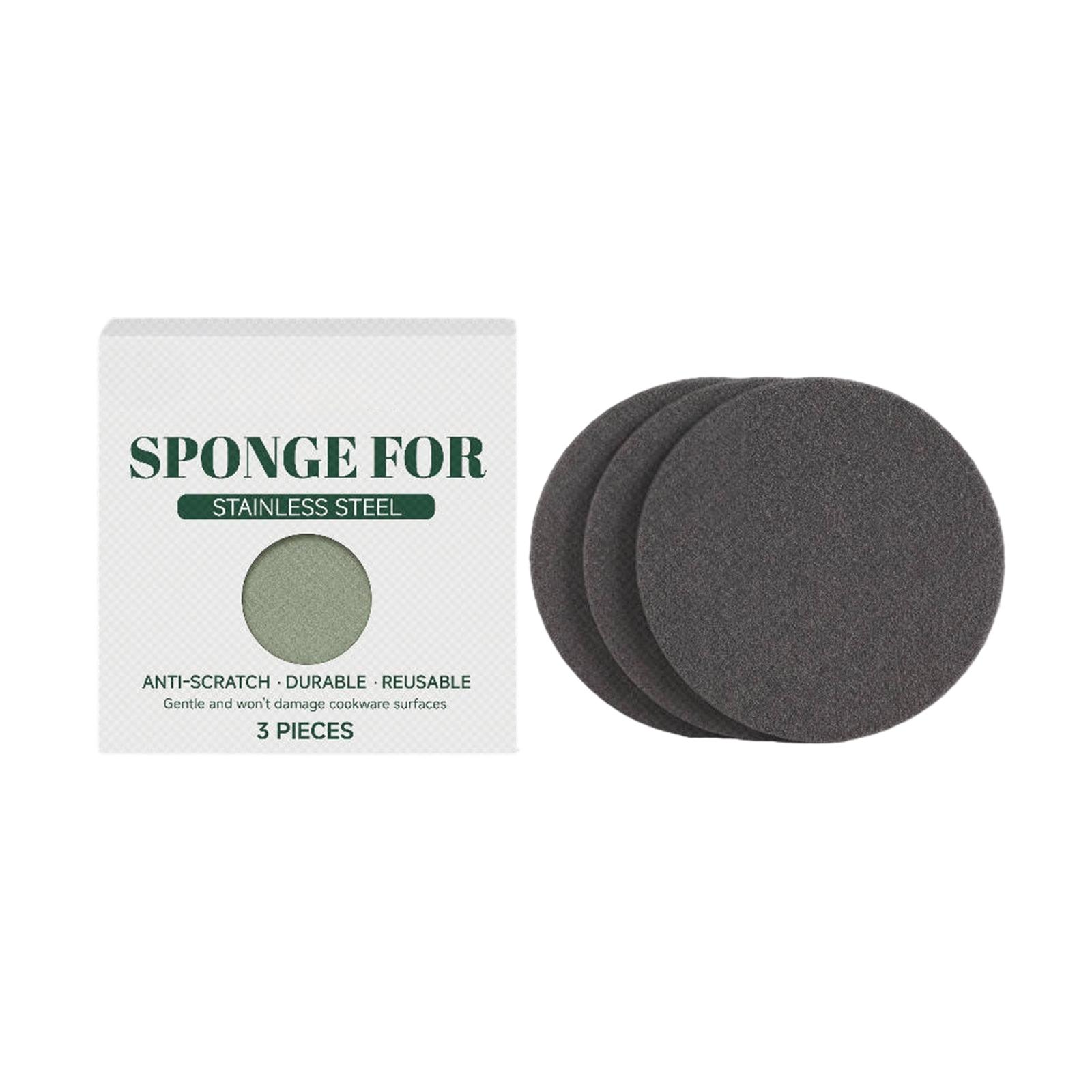 Stainless Steel Sponge Scrubber Set for Cookware Non-Scratch Durable Reusable Cleaning Pads for Kitchen Use 3 Pieces One Size чёрный
Stainless Steel Sponge Scrubber Set for Cookware Non-Scratch Durable Reusable Cleaning Pads for Kitchen Use 3 Pieces One Size чёрный