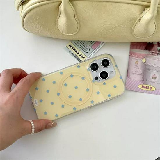 Korean Magnetic Yellow Base Blue Stars Case for Apple iPhone 17 Pro Max/15/14/13 - Women s Style iPhone 16
Korean Magnetic Yellow Base Blue Stars Case for Apple iPhone 17 Pro Max/15/14/13 - Women s Style iPhone 16