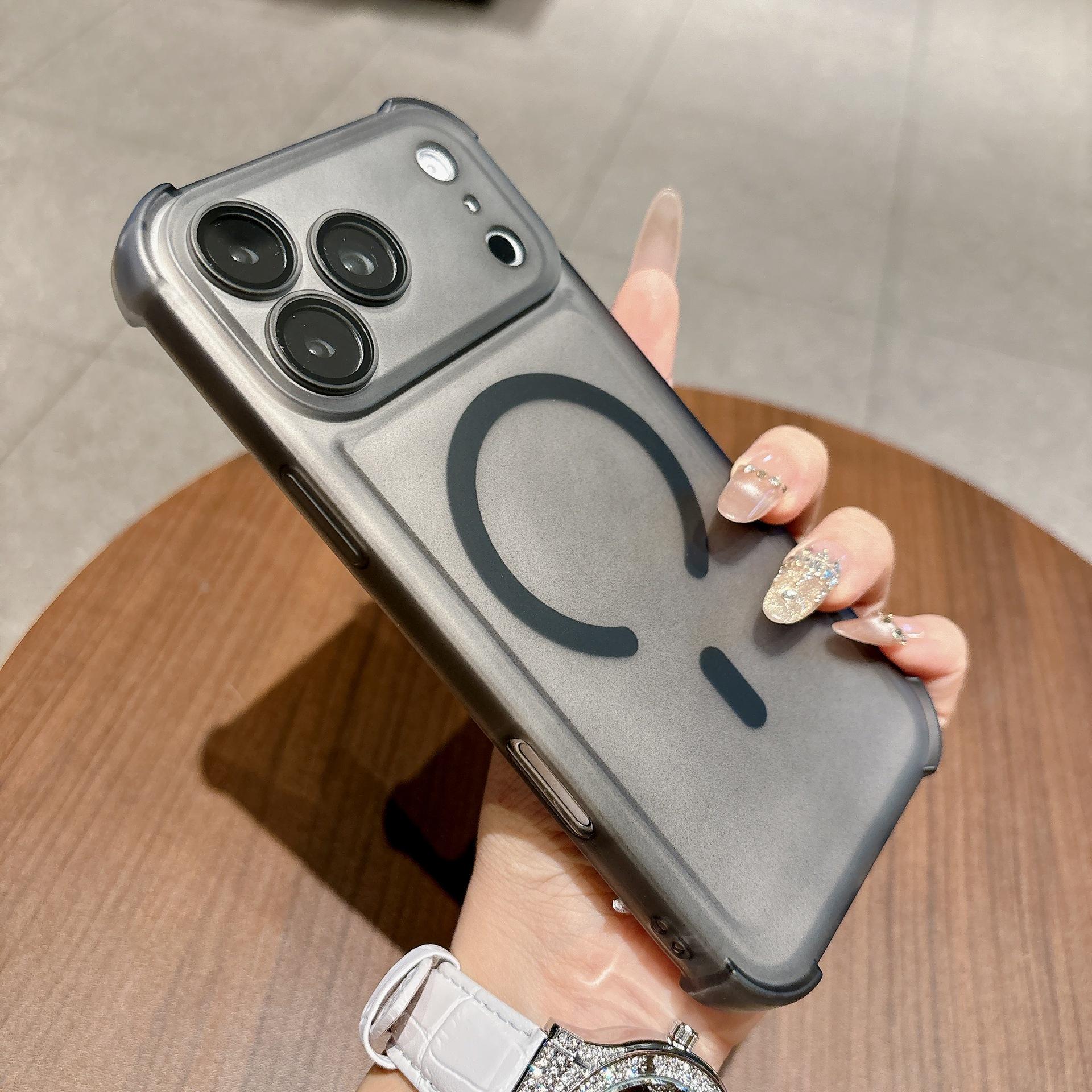 Compatible Apple iPhone 17 Pro Max Magnetic Frosted Case, Semi-transparent, Four-corner Drop-proof, iPhone 16 & 15 Protective Cover iPhone 14 Plus чорний
Compatible Apple iPhone 17 Pro Max Magnetic Frosted Case, Semi-transparent, Four-corner Drop-proof, iPhone 16 & 15 Protective Cover iPhone 14 Plus чорний