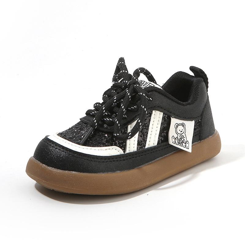 Children Sports Shoes Girls Casual Shoes Boys Board Shoes Soft Sole Baby Shoes Spring Autumn Glitter 25 чорний
Children Sports Shoes Girls Casual Shoes Boys Board Shoes Soft Sole Baby Shoes Spring Autumn Glitter 25 чорний